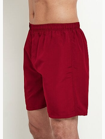 Caleçon de bain uni séchage rapide