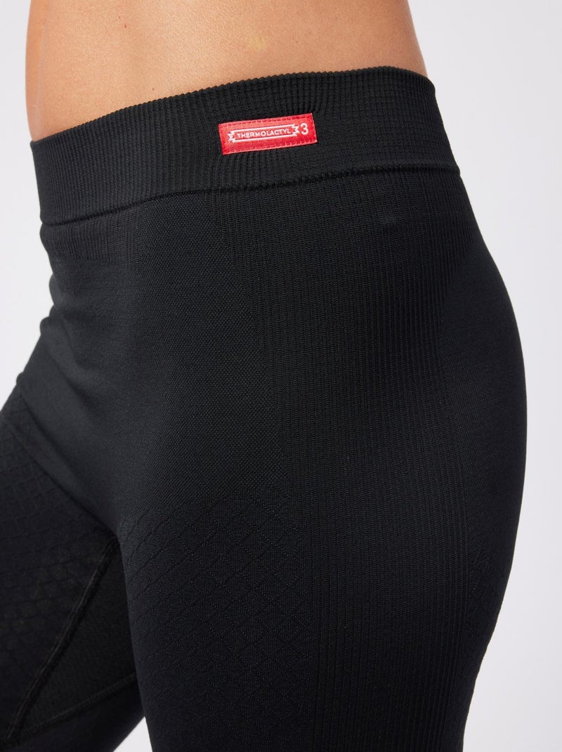 Caleçon Energy Thermolactyl 3 femme thermique - DamartSport Noir - Kiabi