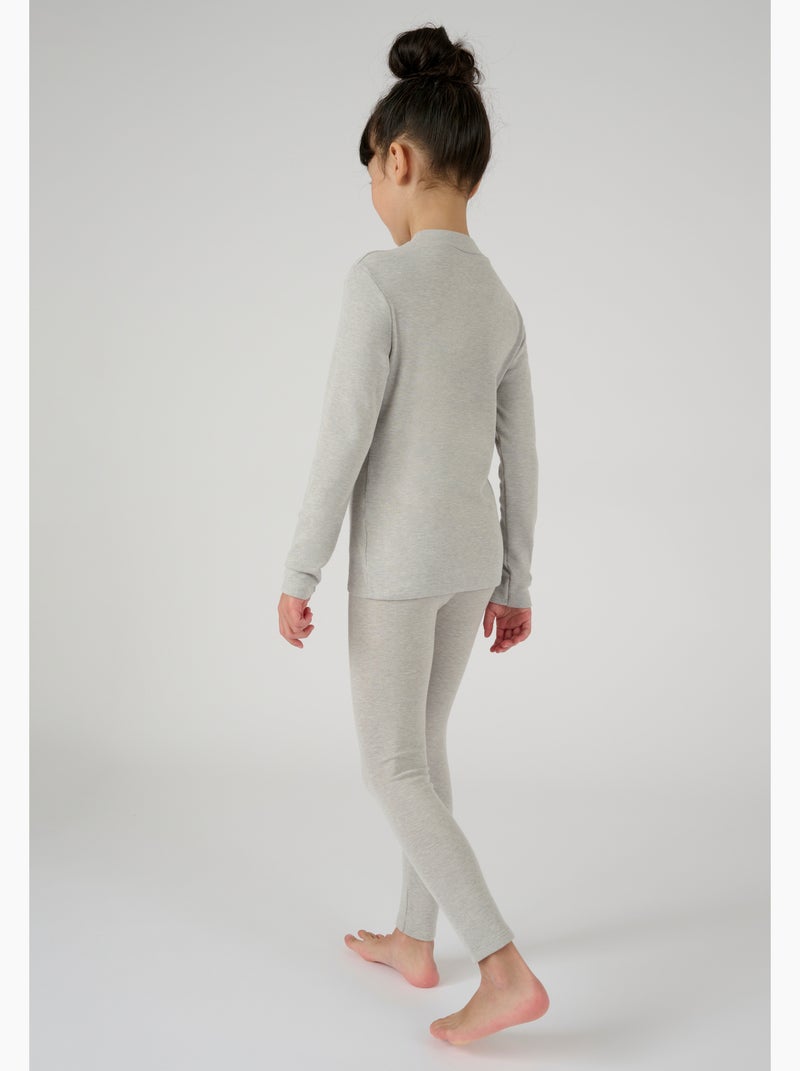 Caleçon enfant Thermolactyl Sensitive thermique - Damart Gris chiné - Kiabi