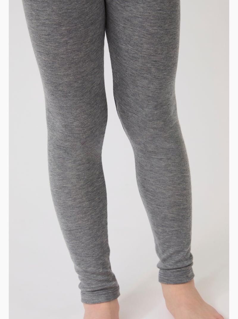 Caleçon fine côte mixte Thermolactyl Sensitive - Damart Gris - Kiabi