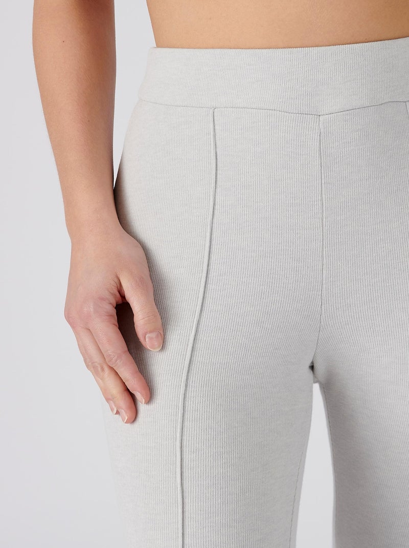 Caleçon long femme molleton gratté Thermolactyl Sensitive - Damart Gris chiné - Kiabi