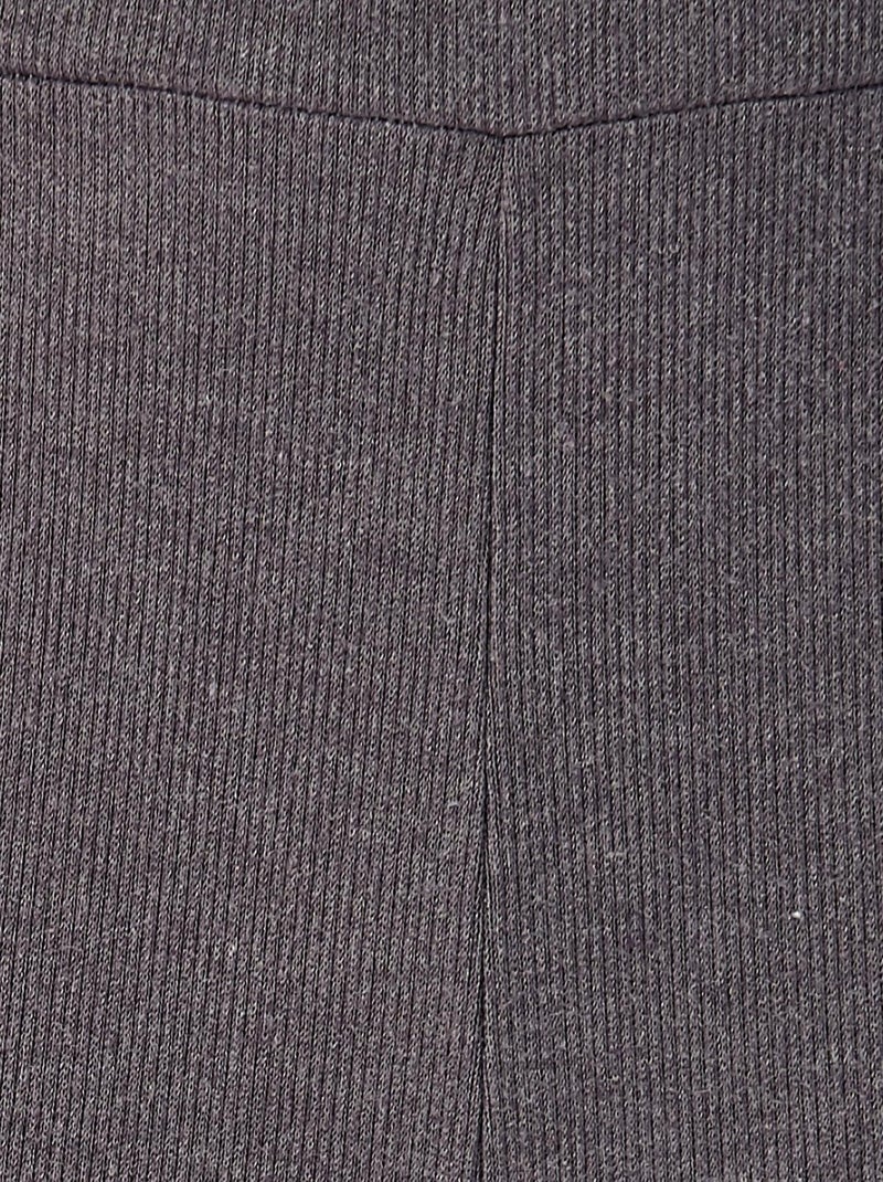 Caleçon long femme molleton gratté Thermolactyl Sensitive - Damart Gris foncé - Kiabi