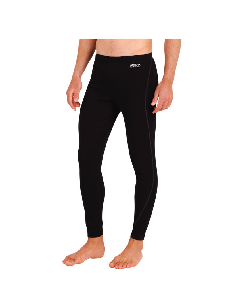 Caleçon long homme Thermik Noir - Kiabi