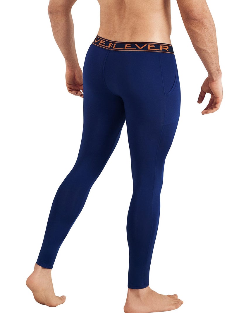 Caleçon long Newport Bleu - Kiabi