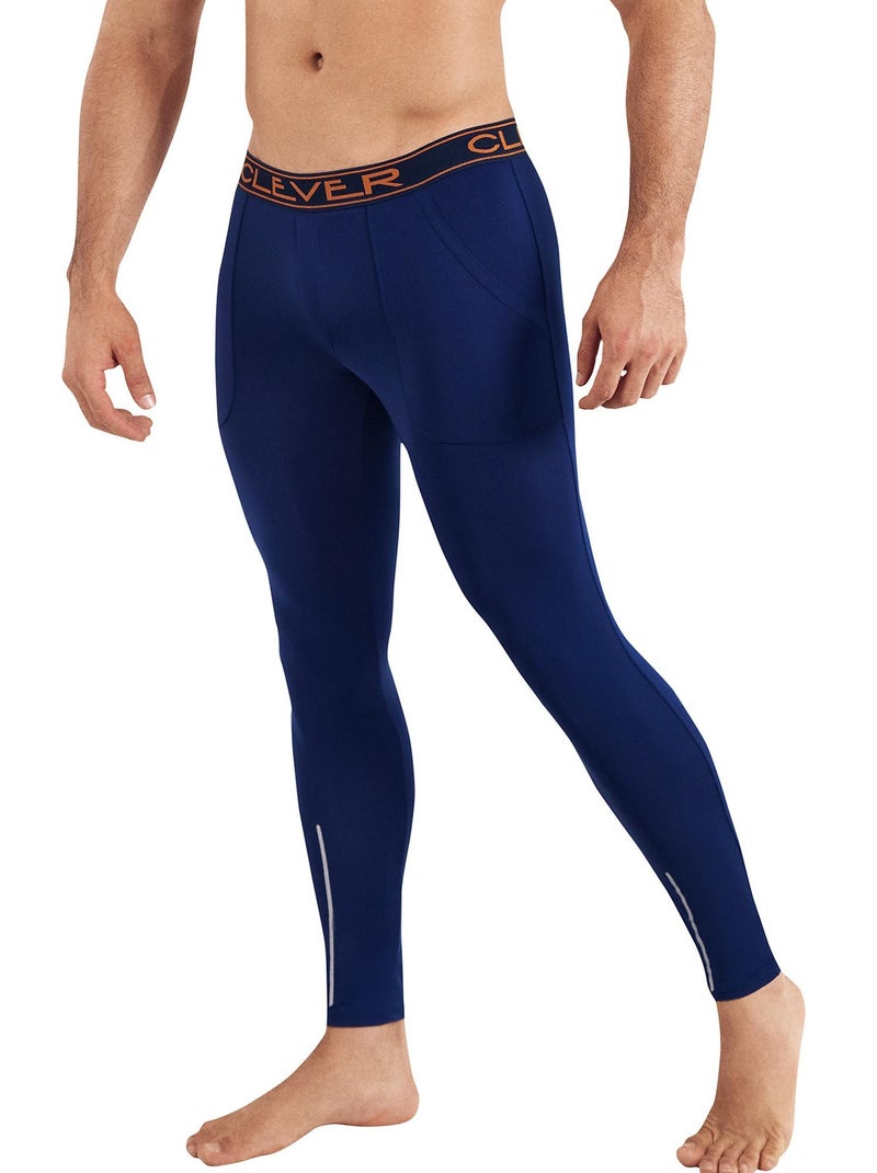 Caleçon long Newport Bleu - Kiabi
