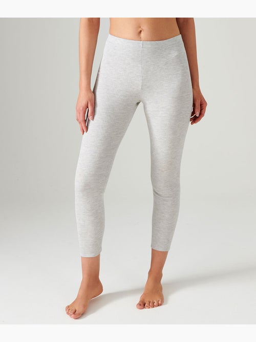 Caleçon long Thermolactyl, côtes molletonnées thermique - Damart - Kiabi