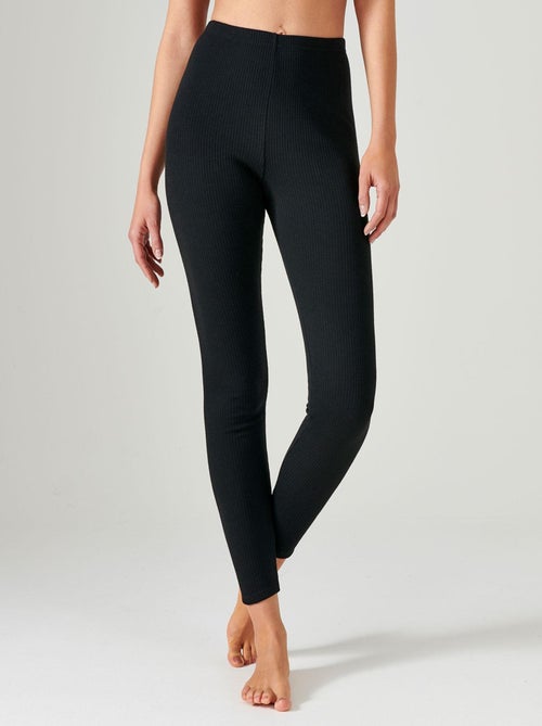 Caleçon long Thermolactyl, côtes molletonnées thermique - Damart - Kiabi