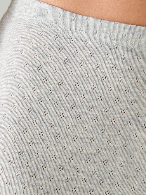 Caleçon maille ajourée Thermolactyl - Damart - Kiabi