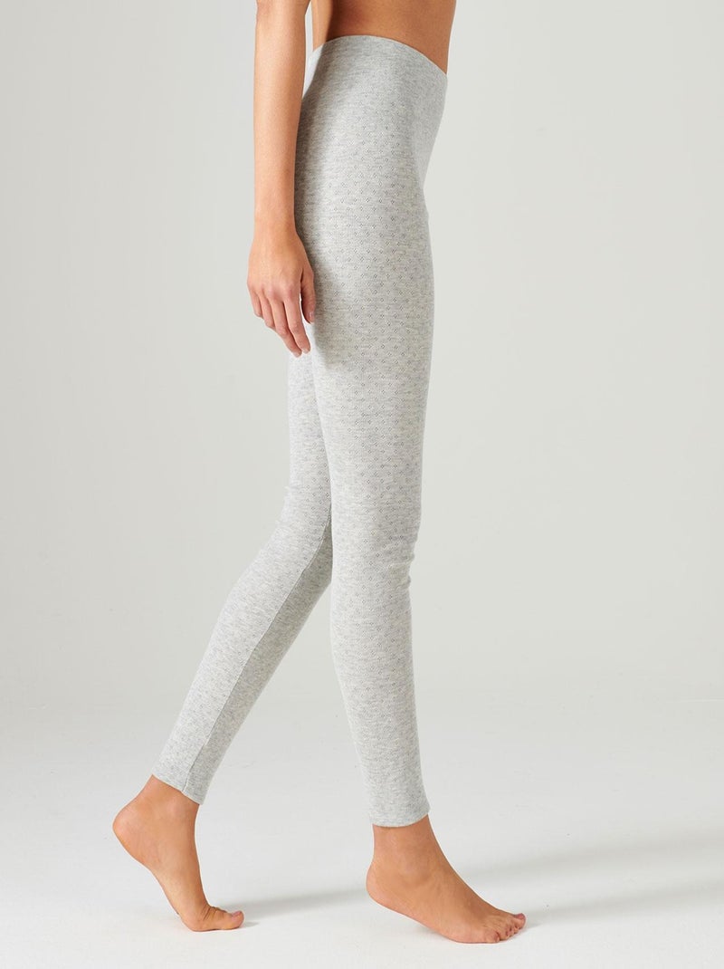 Caleçon maille ajourée Thermolactyl thermique - Damart Gris - Kiabi