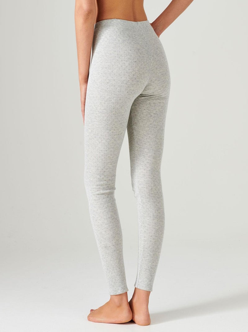 Caleçon maille ajourée Thermolactyl thermique - Damart Gris - Kiabi