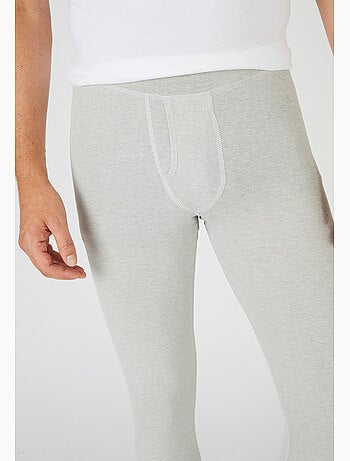 Caleçon ouvert devant 2 statures fine côte Thermolactyl Sensitive thermique - Damart