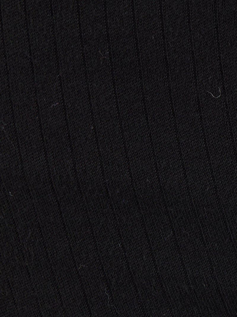 Caleçon ouvert Thermolactyl, côtes molletonnées thermique - Damart Noir - Kiabi