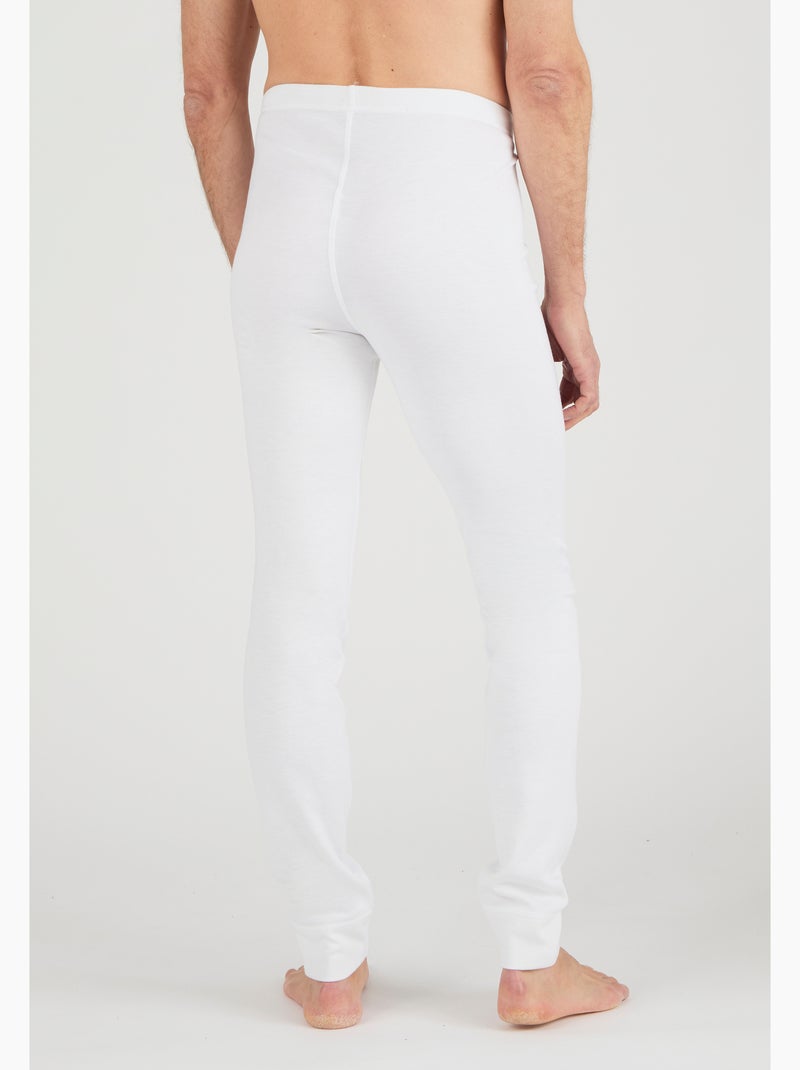 Caleçon ouvert thermolactyl maille interlock thermique - damart Blanc - Kiabi