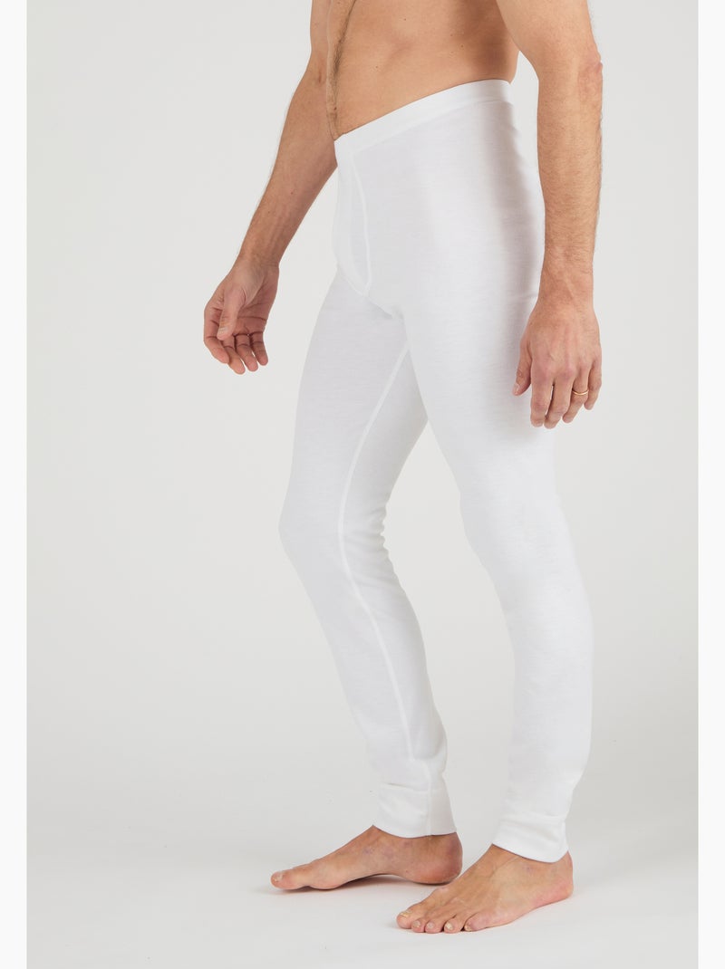 Caleçon ouvert thermolactyl maille interlock thermique - damart Blanc - Kiabi