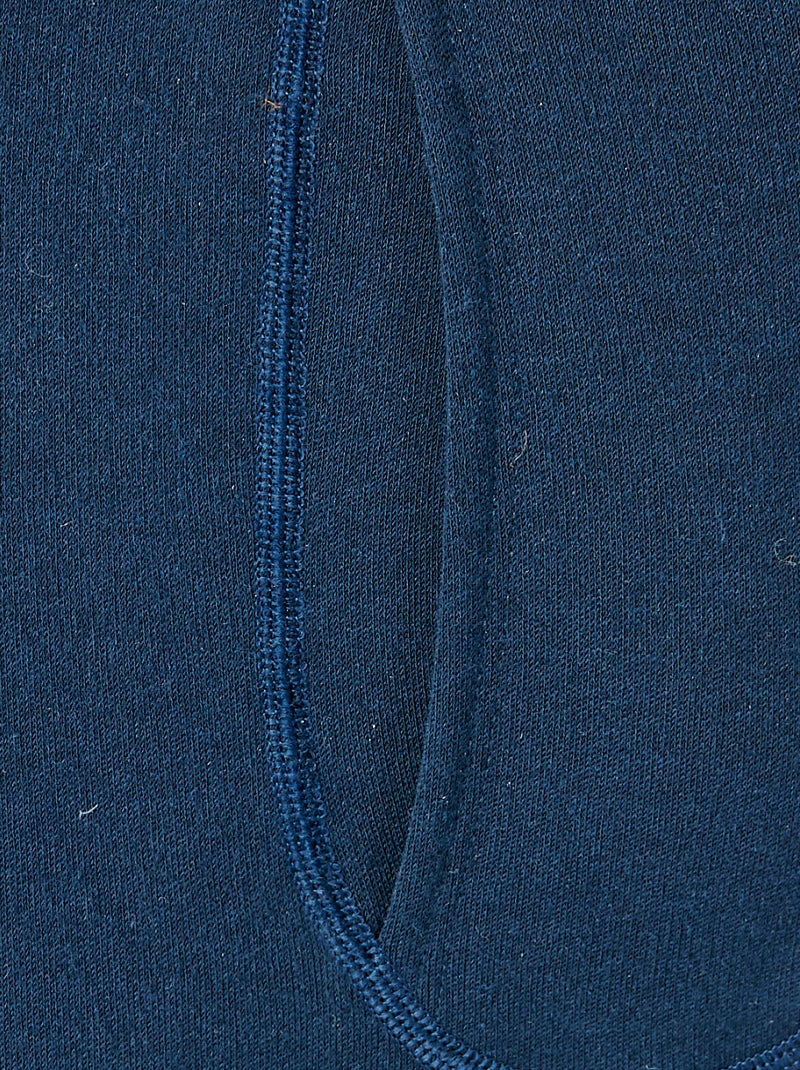 Caleçon ouvert Thermolactyl, molleton gratté thermique - Damart Bleu marine - Kiabi