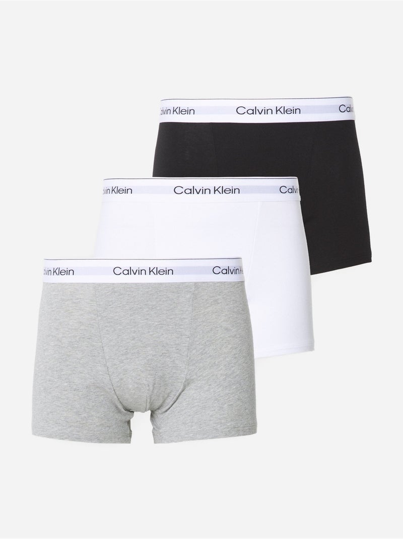 Caleçon taille élastique - Calvin Klein Gris - Kiabi