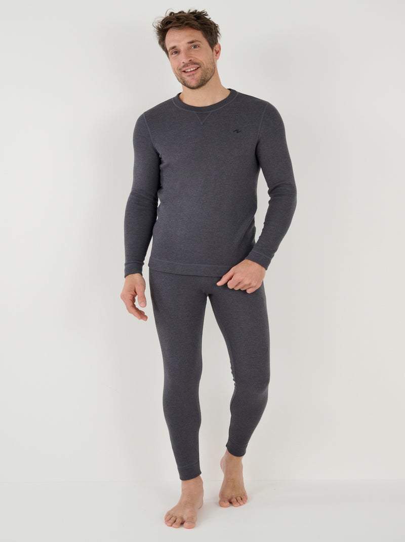 Caleçon Thermolactyl Sensitive - Damart Gris - Kiabi