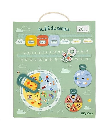 Calendrier Au fil du temps vert