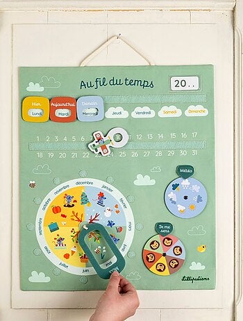 Calendrier Au fil du temps vert