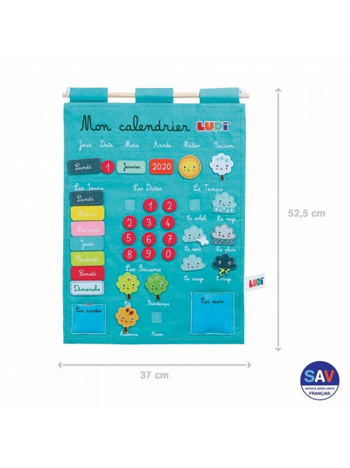 Calendrier Basic Bleu - Ludi - Kiabi Calendrier Basic Bleu - Ludi - Kiabi