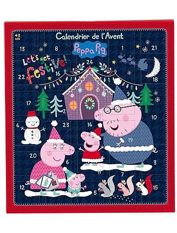 Calendrier de l'avant 36 pièces - Peppa Pig - JEMINI - 36 x 39,5 cm