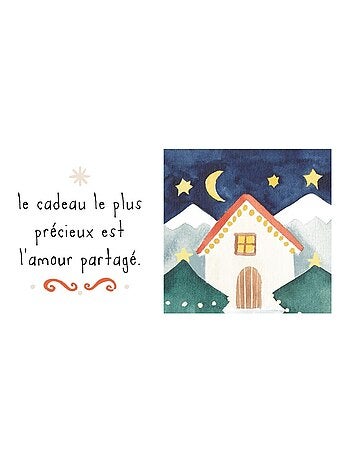 Calendrier de l'Avent 24 petits livres rouge