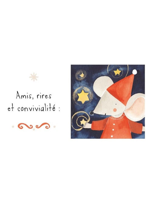 Calendrier de l'Avent 24 petits livres rouge - Kiabi