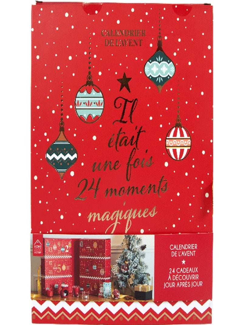 Calendrier de l'Avent 24 surprises de Noël Rouge - Kiabi