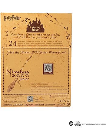 Calendrier de l'Avent Carte du Maraudeur - Harry Potter