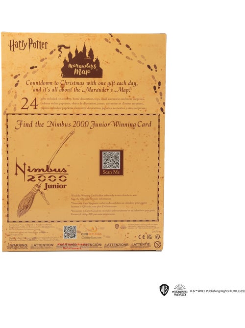 Calendrier de l'Avent Carte du Maraudeur - Harry Potter - Kiabi Calendrier de l'Avent Carte du Maraudeur - Harry Potter - Kiabi