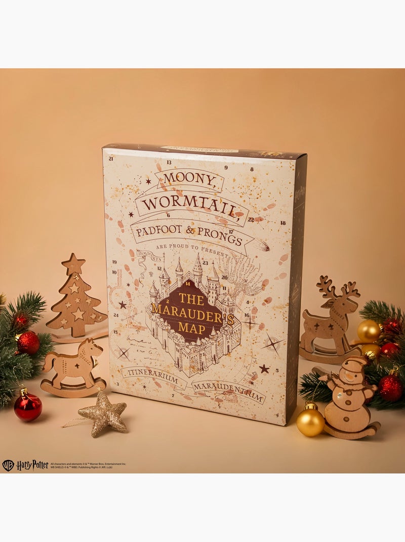 Calendrier de l'Avent Carte du Maraudeur Édition 2026 - Harry Potter Beige - Kiabi