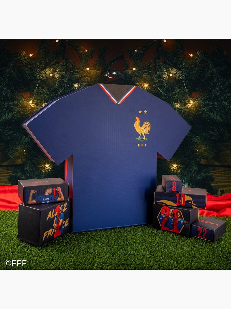 Calendrier de l'Avent Deluxe Équipe de France de Football 2025 Bleu - Kiabi