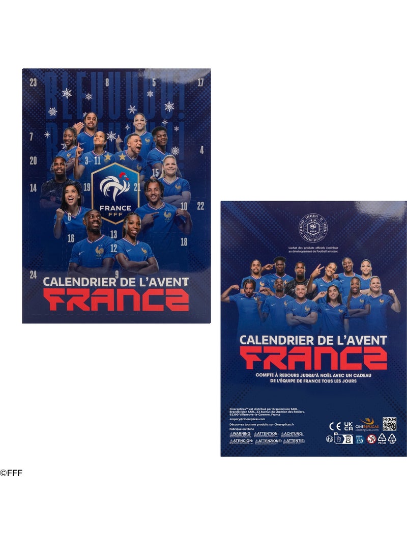 Calendrier de l'Avent Équipe de France de Football 2025 Bleu - Kiabi