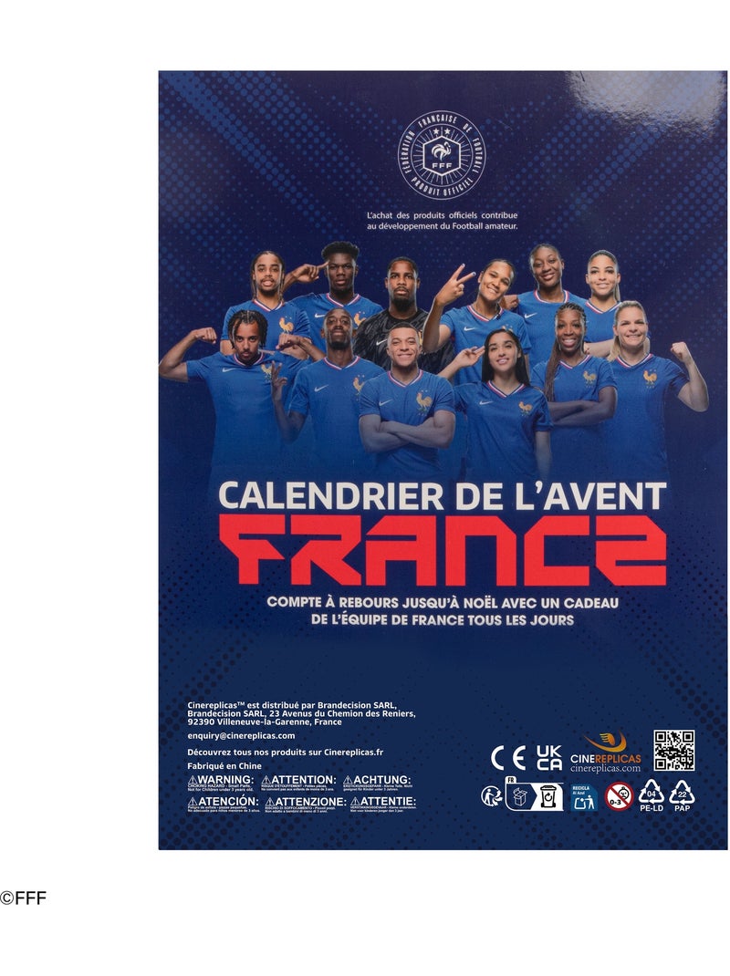 Calendrier de l'Avent Équipe de France de Football 2025 Bleu - Kiabi