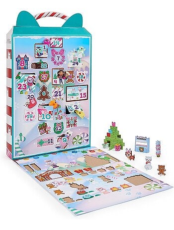 Calendrier de l'Avent Gabby et la Maison Magique - 24 surprises : figurines et accessoires