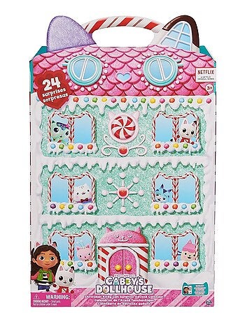 Calendrier de l'Avent Gabby et la Maison Magique - 24 surprises : figurines et accessoires