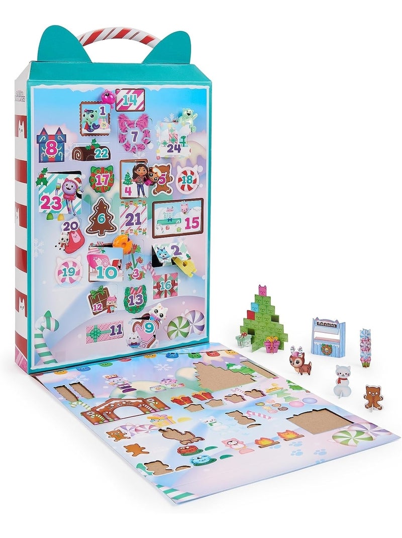 Calendrier de l'Avent Gabby et la Maison Magique - 24 surprises : figurines et accessoires Multicolore - Kiabi