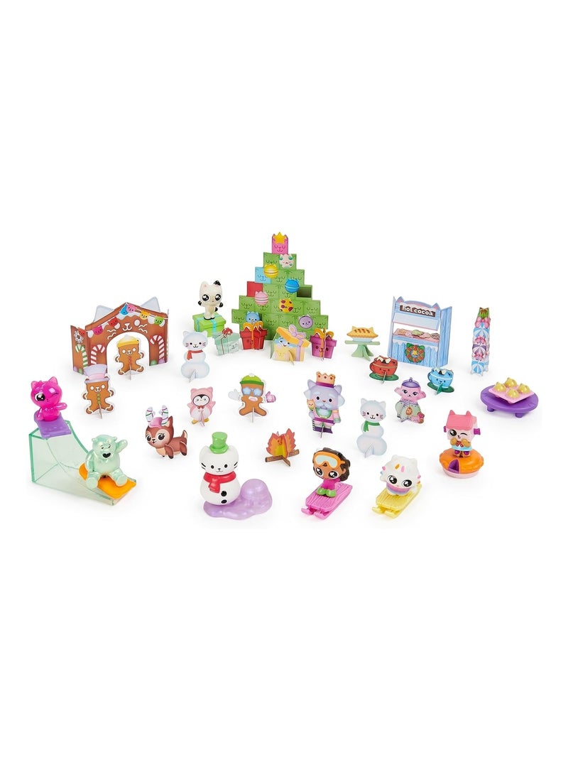 Calendrier de l'Avent Gabby et la Maison Magique - 24 surprises : figurines et accessoires Multicolore - Kiabi