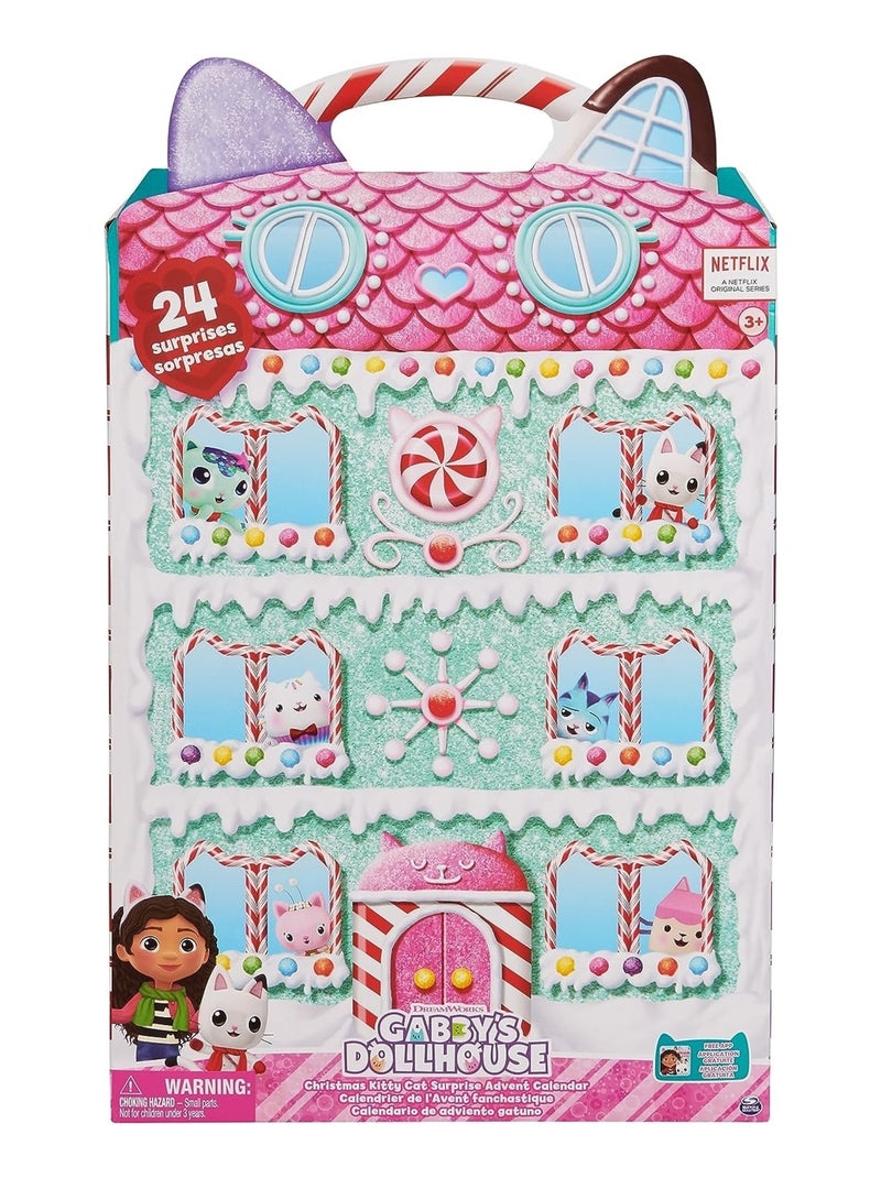 Calendrier de l'Avent Gabby et la Maison Magique - 24 surprises : figurines et accessoires Multicolore - Kiabi