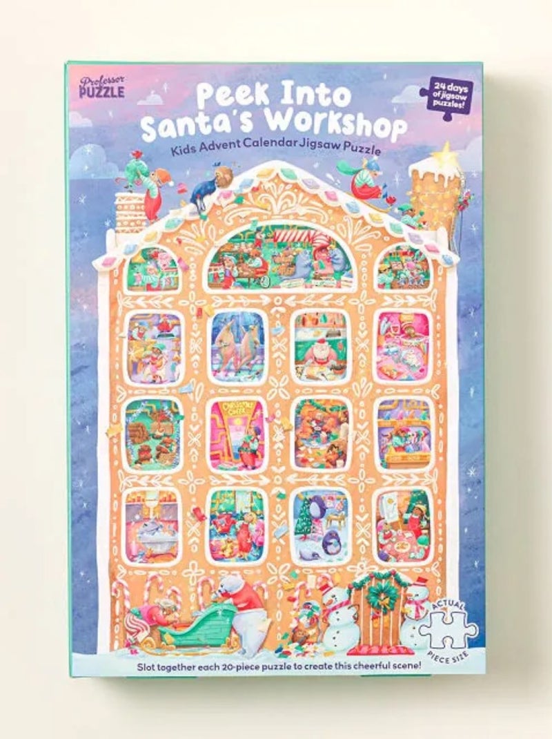 Calendrier de l'Avent L'atelier du Père Noël Vert - Kiabi