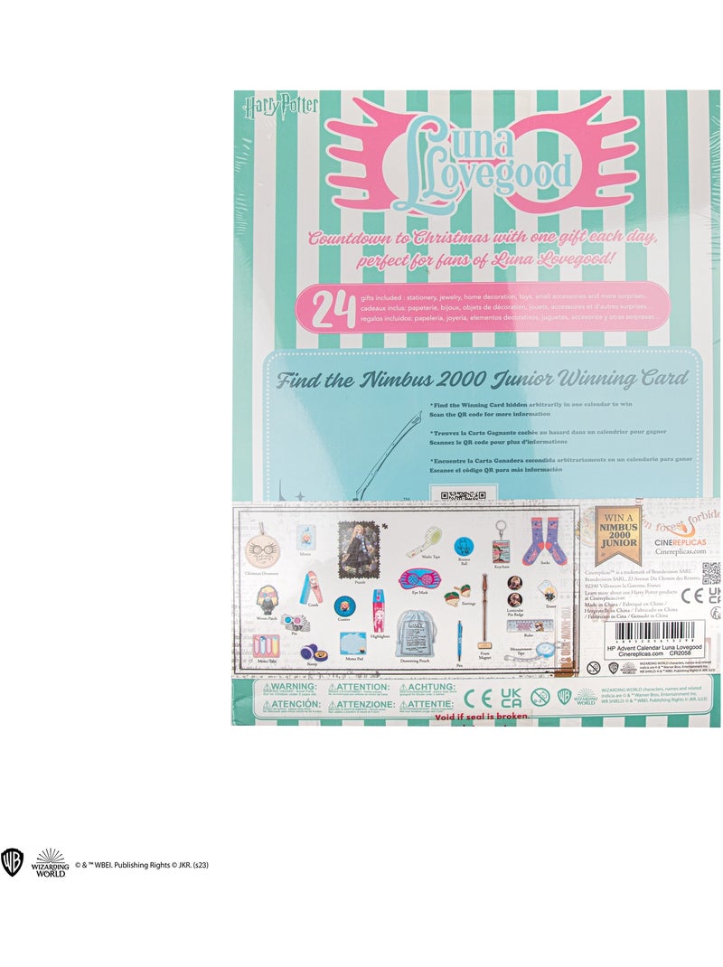 Calendrier de l'Avent Luna Lovegood - Harry Potter Bleu - Kiabi
