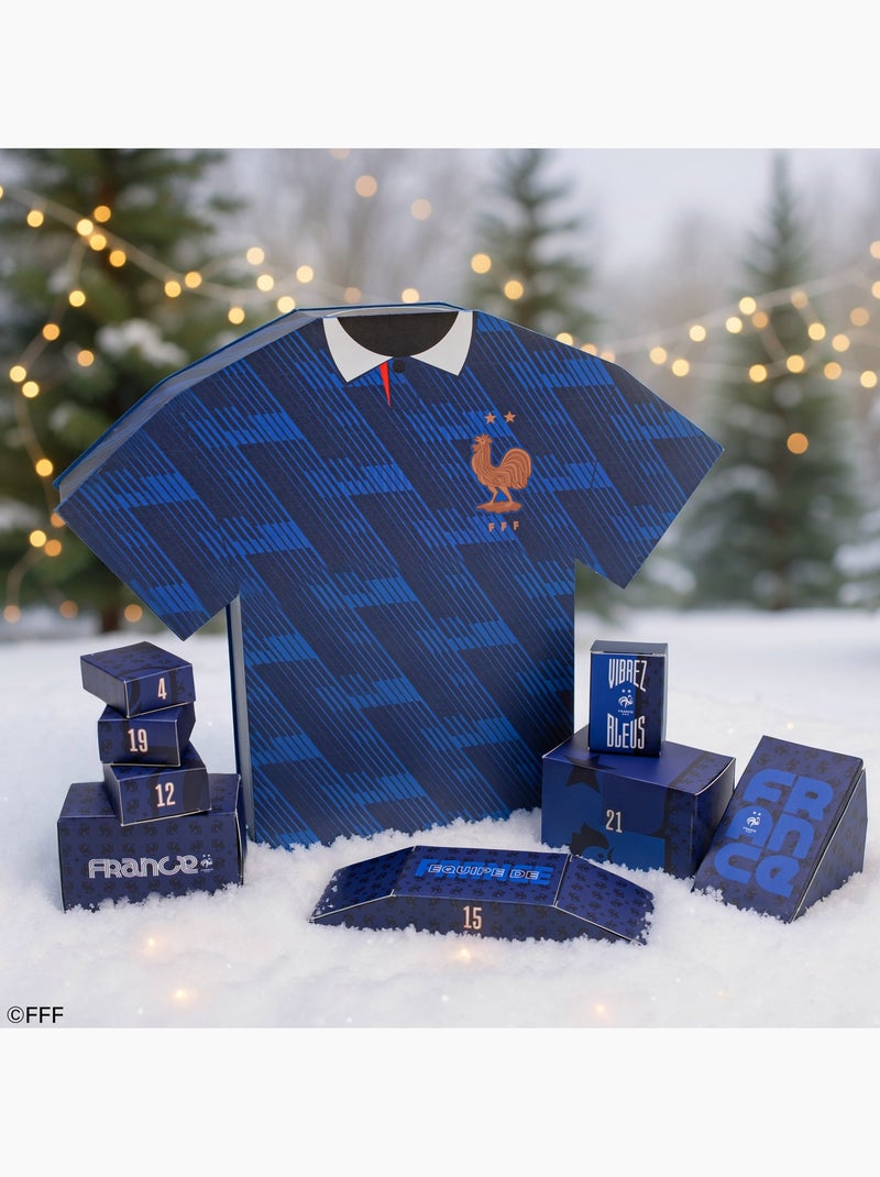 Calendrier de l'avent maillot des bleus 2026 Bleu - Kiabi