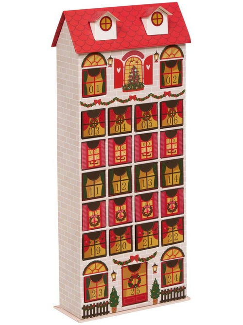 Calendrier de l'avent maison h. 41 cm - Kiabi
