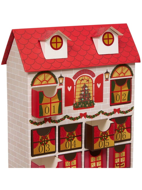 Calendrier de l'avent maison h. 41 cm - Kiabi