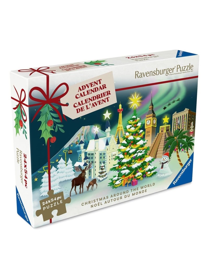 Calendrier de l'Avent Noël autour du monde N/A - Kiabi