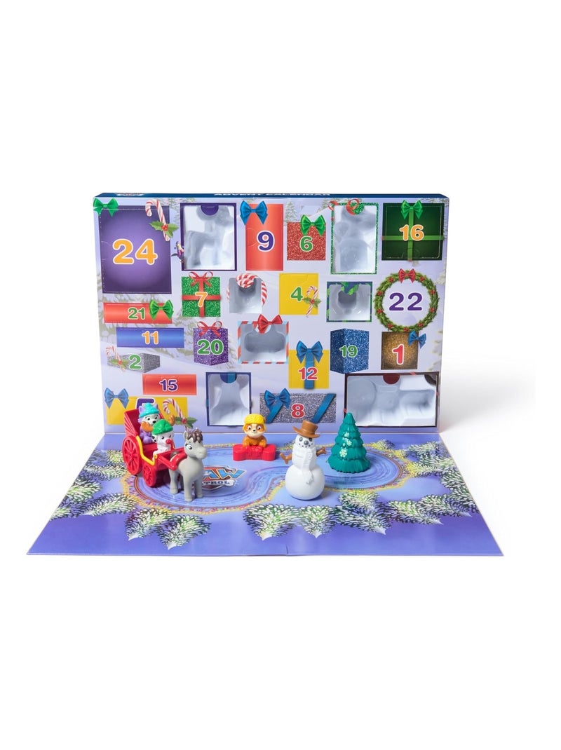 Calendrier de l'avent Pat Patrouille - 24 surprises Multicolore - Kiabi