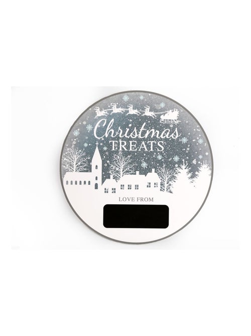 Calendrier de l'Avent rond avec ardoise NOEL GIVRE - Kiabi Calendrier de l'Avent rond avec ardoise NOEL GIVRE - Kiabi