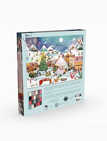 Calendrier de l'avent village de noël