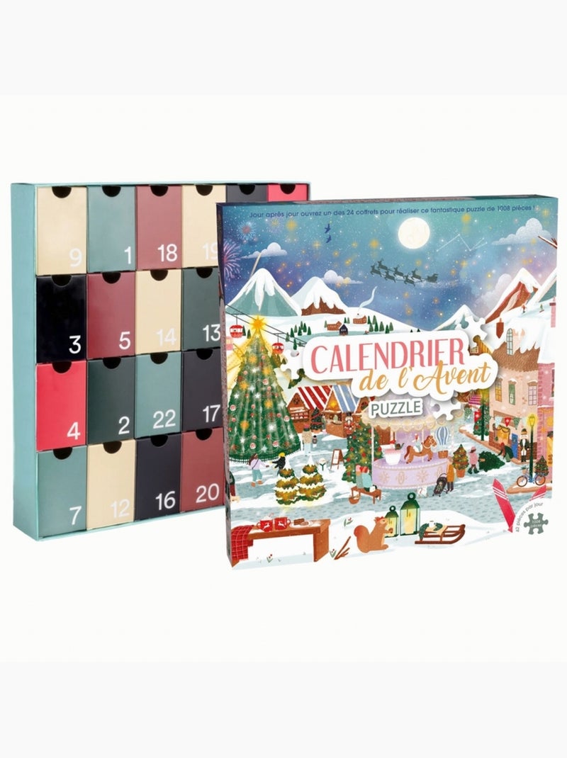 Calendrier de l'avent village de noël N/A - Kiabi