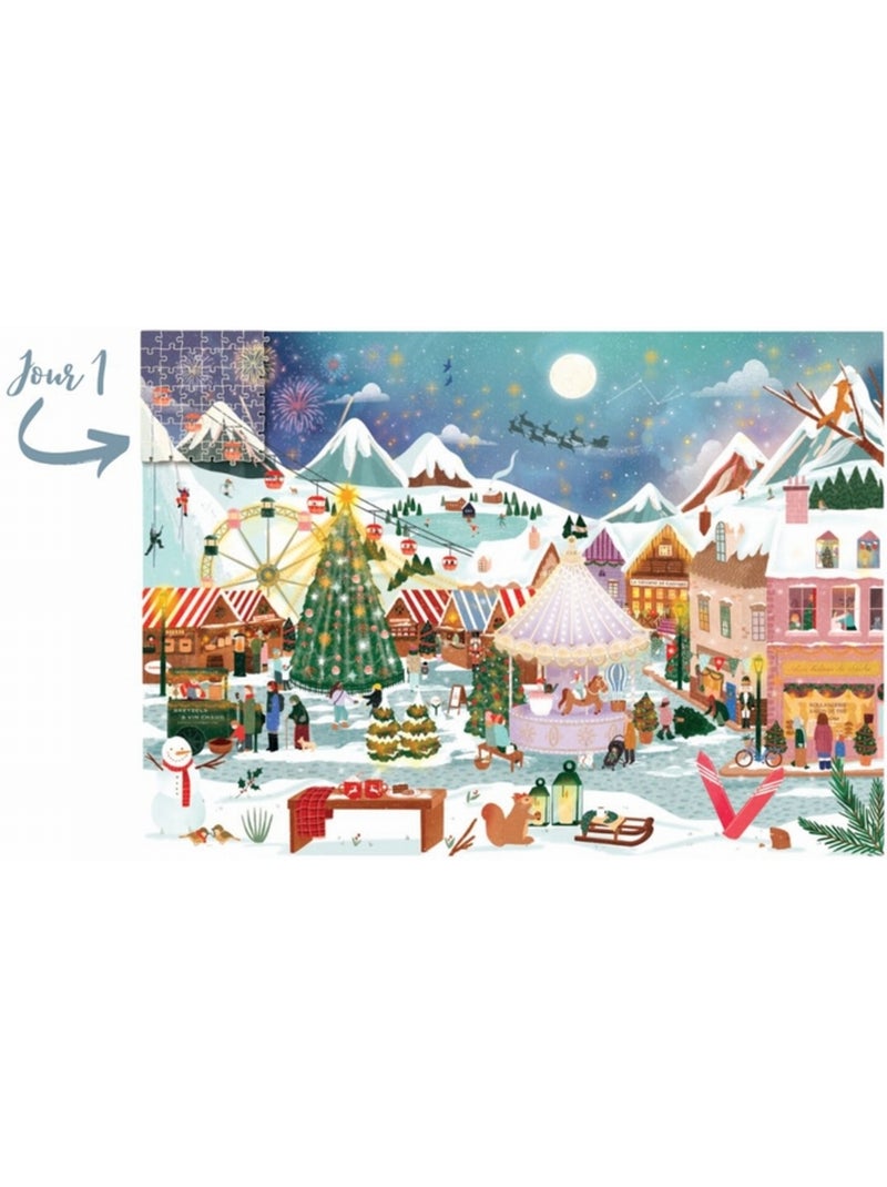 Calendrier de l'avent village de noël N/A - Kiabi